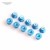 Wholesale FSN005 Blue M3 Aluminum Serrated Flanged Nylon Insert Lock Nuts for RC drones/ Multicopters,10pcs/lot