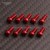 Wholesale 7075 Red M3X8MM Aluminum Botton Bolts,Round Head aluminum screws for RC Drone / Quadcopters,50pcs/lot