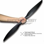 New Upgrading 30 inch Toray Carbon Fiber Propellers for RC drone/Multicopter 1pair/pc
