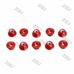 FSN013 M5 Aluminum Serrated Flanged Nylon Insert Lock Nuts for RC drones/ Multicopters,10pcs/lot