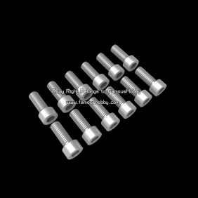 Wholesale SCW032 M3X8mm stainless screw / cap head / 12pcs/pack