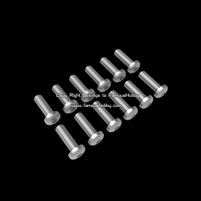 Wholesale SCW003 M3X10mm stainless screw/ round head screw / 12pcs/pack