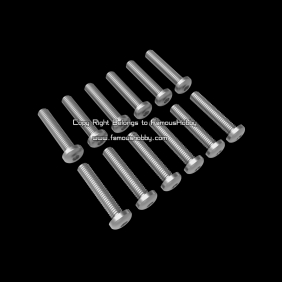 Wholesale SCW006 M3X16mm stainless screw/round head screw / 12pcs/pack