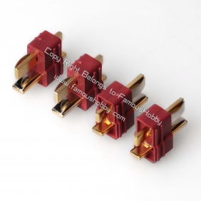 Wholesale ET003   Dean Connector T  male plug For ESC Battery    4pieces/lot