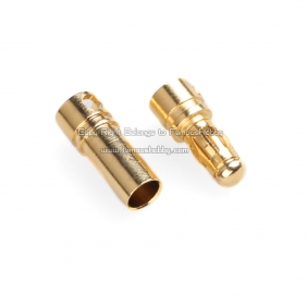 M450-034 1pair Thick Gold Plated 4.0mm Bullet Connector ( banana plug ) For ESC Battery