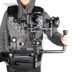 MV136  Famoushobby Camera Shoulder Load Vest,3K Full Carbon Fiber Steadicam Camera Vest,Smooth Shooter Support System for Video DS