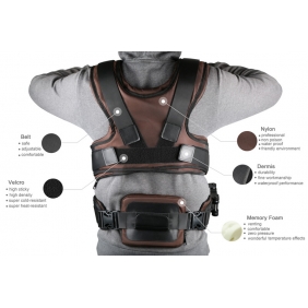 MV137  Camera shoulder load vest ,CNC Adjustable Steadicam Camera Vest with dual arm,Dual Smooth Shooter Support System for Video 