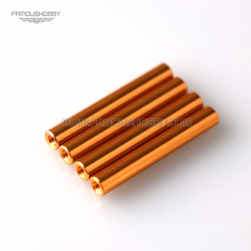 Wholesale Orange M3x8mm Round Aluminum Spacer/ RCStandoff/ Frame Kit /Carbon Fiber Pillar/ Red standoff,4pcs/lot