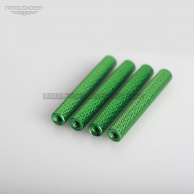 Wholesale M3*25mm Green Knurled Texture  Aluminum Round Spacer/Standoff for FPV Drone Quadcopter,4pcs/lot