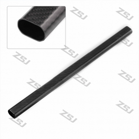 FT073  20X30mm 600mm length carbon fiber Flat tube/ Rectangular boom 1.5mm thickness/Octagonal arm for multicopter/HEXA/Octo/X6X8