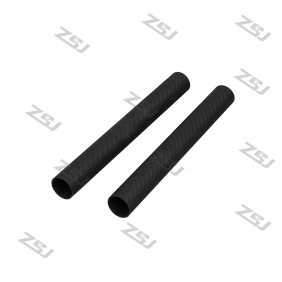 Wholesale FT068 Free shipping by HK post/ePacket 29X27X500mm twill matte full/pure/100% carbon fiber tube/pipes/strips for 1pc