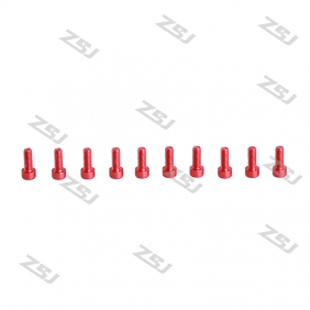 7075 Red M3X5MM  Aluminum Socket Bolts,hex head cap head aluminum screws for RC Drone / Quadcopters,50pcs/lot